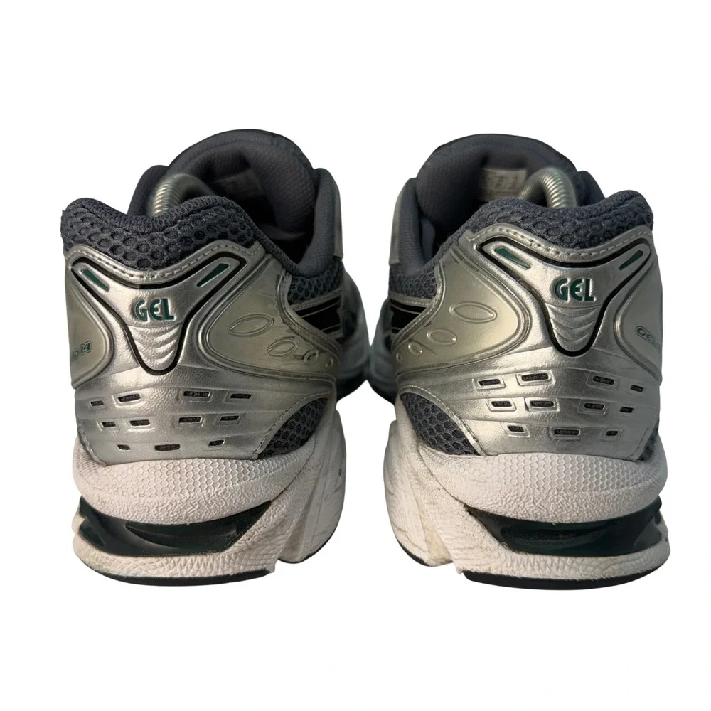 ASICS Gel-Kayano 14 Running Shoes Mens Size 11 Metallic Silver Grey 1203A537